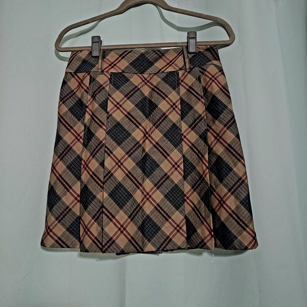 Ann Taylor Loft plaid skirt